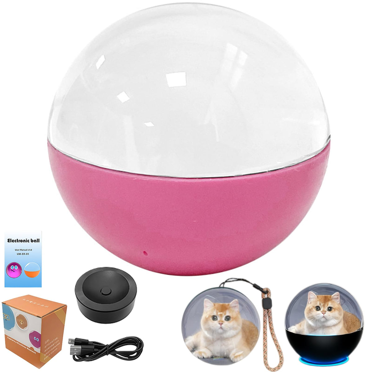 Manifestation Crystal Ball – 3D WiFi Photo & Video Memory Sphere | Immersive Ambient Light Globe Gift