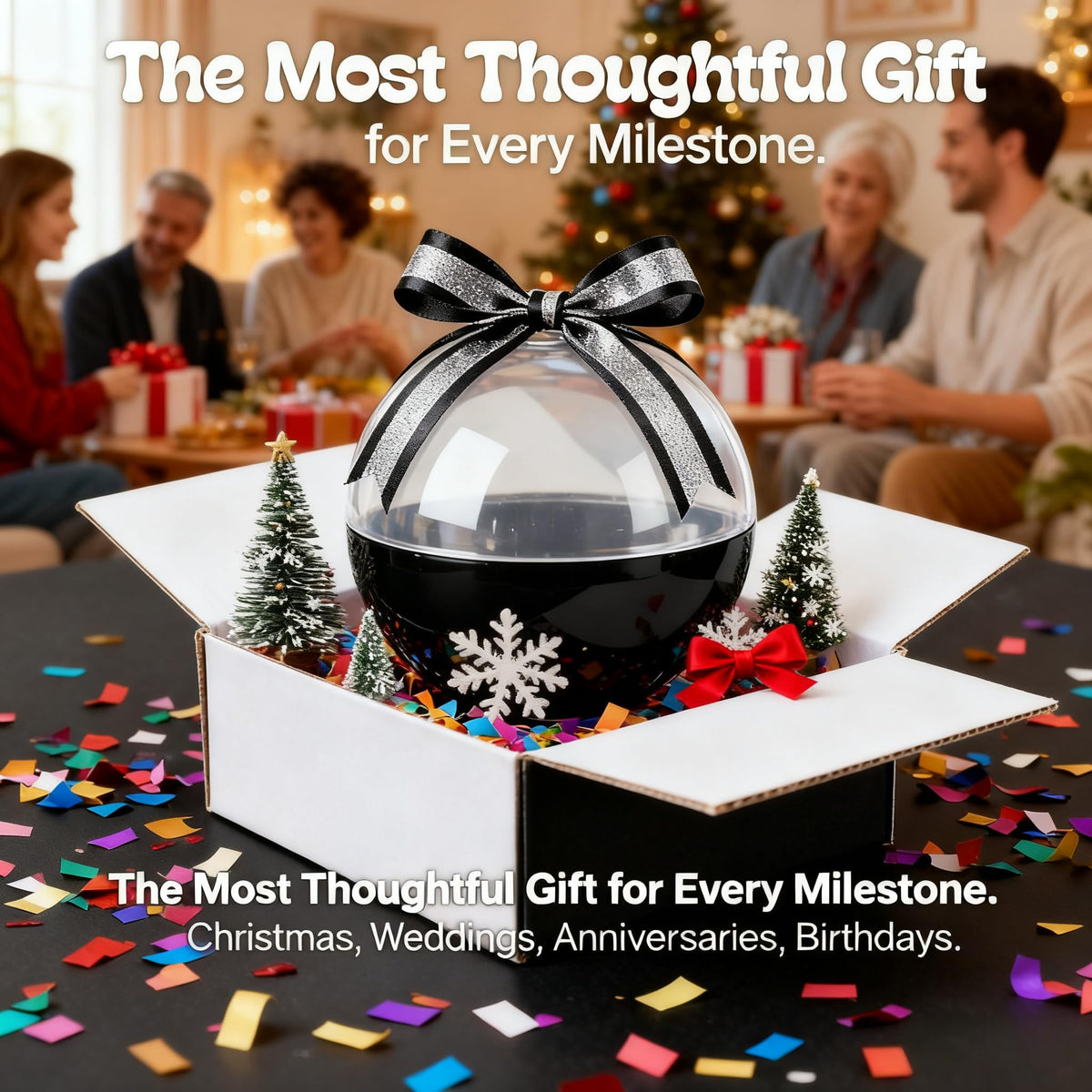 Manifestation Crystal Ball – 3D WiFi Photo & Video Memory Sphere | Immersive Ambient Light Globe Gift